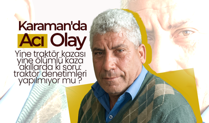 Karaman'da Acı Olay