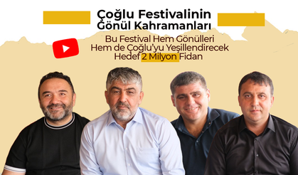 Festival Geliriyle 2 Milyon Fidan Dikilecek!