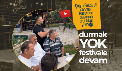 Karaman Basınına Teşekkür Yemeği