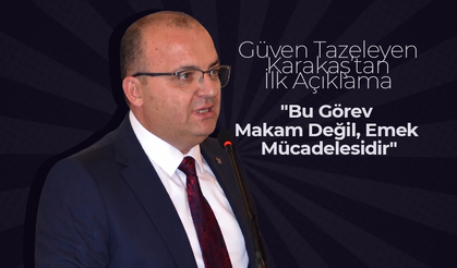 Hizmet-İş Karaman'da Karakaş Güven Tazeledi