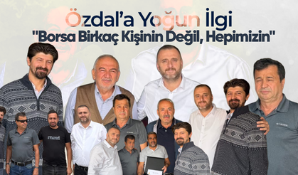 Özdal'a Yoğun İlgi