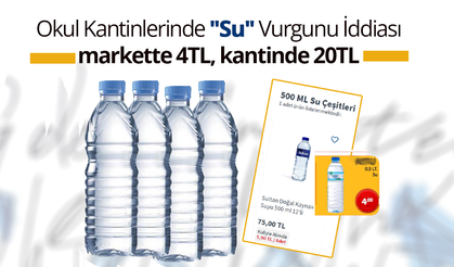 Karaman'da, Okul Kantinlerinde Su Vurgunu İddiası