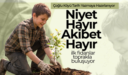 İlk Fidanlar Toprakla Buluşuyor