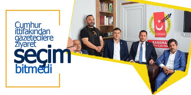 Cumhur İttifakı'ndan Yerel Medyaya Ziyaret