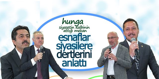 Esnaflar Siyasilere Kahvaltıda Dertlerini  Anlattı