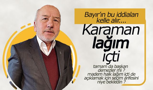 Karaman Yıllarca Lağım Suyu mu İçti ?