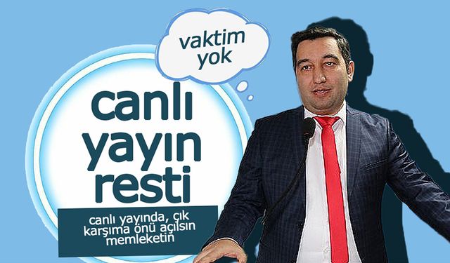 Av. Hüseyin Mutlu'dan Canlı Yayın Resti