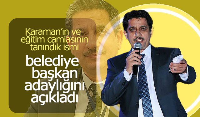 Mahmut Zengin  Adaylığını Açıkladı
