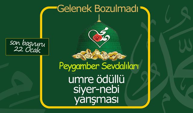 Peygamber Sevdalıları'ndan Kaybedeni Olmayan Yarışma