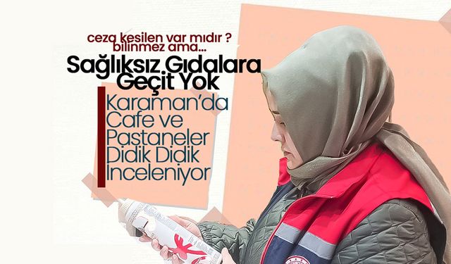 Karaman'da Sağlıksız Gıdalara Geçit Yok