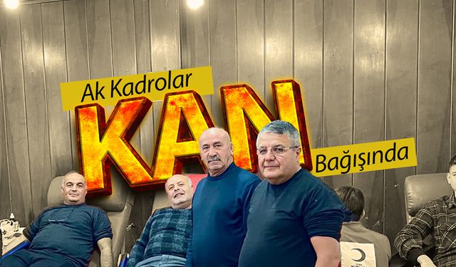 Ak Kadrolardan Kan Verme Kampanyasına Destek