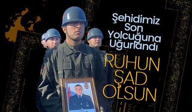 Şehidimiz Son Yolculuğuna Uğurlandı