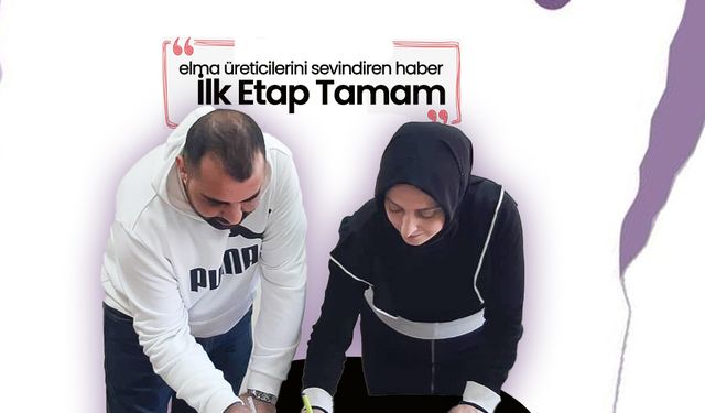 Elma Üreticilerini Sevindiren Haber.. İmzalar Atıldı