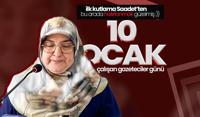 İlk Kutlama Saadet Karaman Teşkilatından