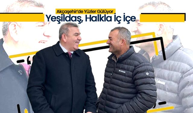 Yeşildaş, Semt Pazarında Vatandaşlarla Buluştu