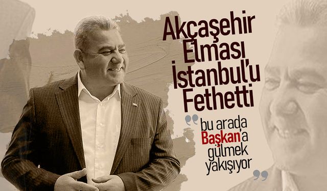 Akçaşehir Elması İstanbul'u Fethetti