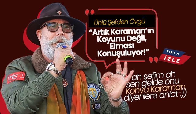 Ünlü Şef Cüneyt Asan’dan Akçaşehir Elmasına Övgü