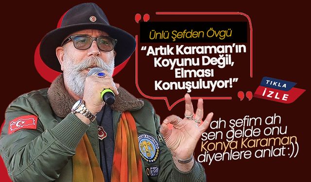 Ünlü Şef Cüneyt Asan’dan Akçaşehir Elmasına Övgü
