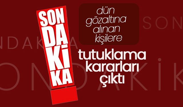 Karaman'da Gözaltına Alınan 5 Kişiden 2 Kişi Tutuklandı
