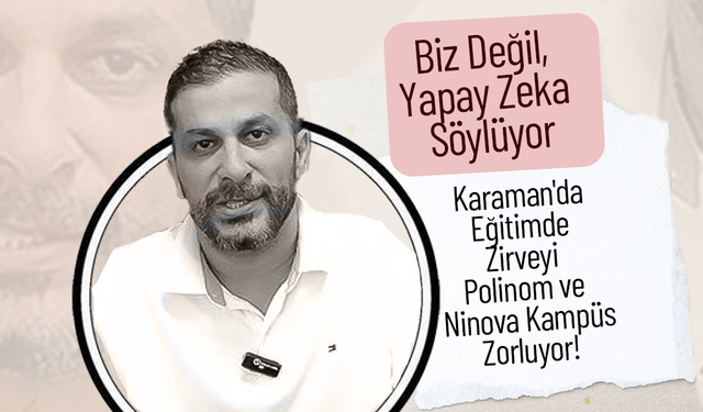 Biz Değil, Yapay Zeka  Söylüyor