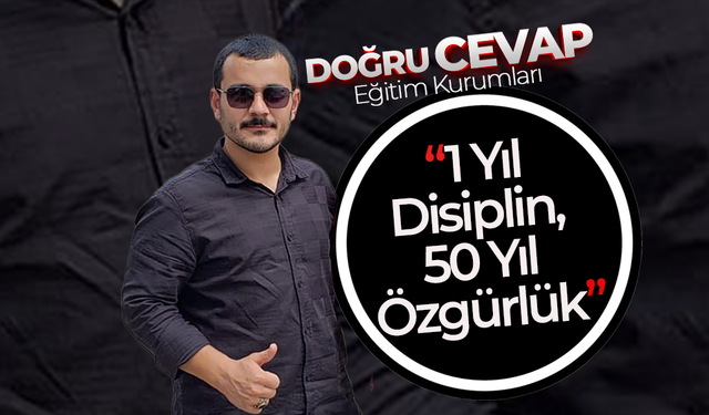 Geleceğimiz İçin ; “1 Yıl Disiplin, 50 Yıl Özgürlük”