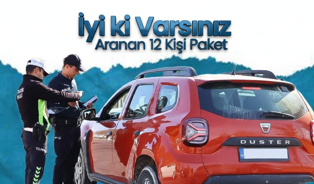 Karaman’da Bir Haftada 12 Aranan Şahıs Paket