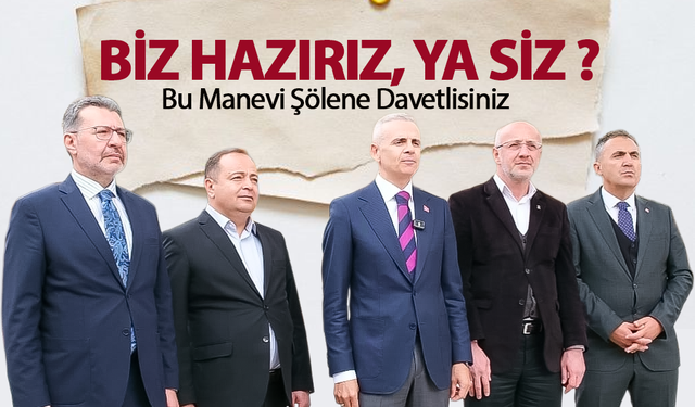 Bu Manevi Şölene Davetlisiniz !