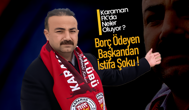 Kulübün Borçlarını Ödeyen Başkandan Şok İstifa!