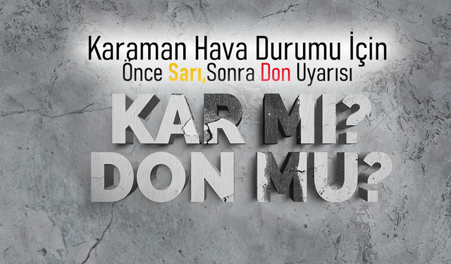 Yeni Yıla "Beyaz" Ama "Zorlu" Giriyoruz