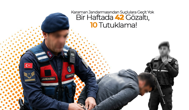 Bir Haftada 42 Gözaltı, 10 Tutuklama!