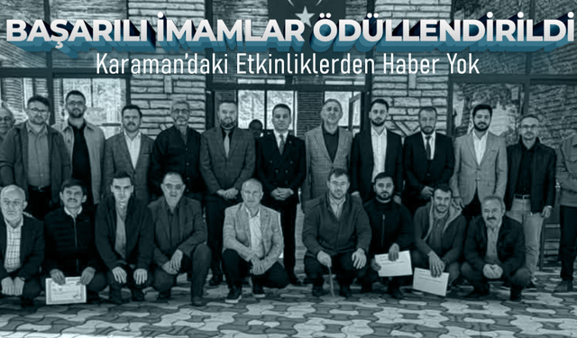 Başarılı İmamlara Belge Takdim Edildi
