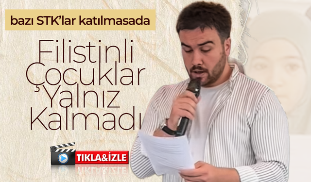Filistinli Çocuklar Yalnız Değildir
