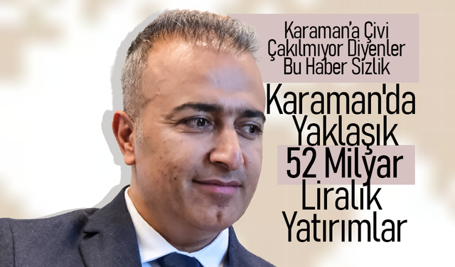 Karaman'a Çivi Çakılmıyor mu ?