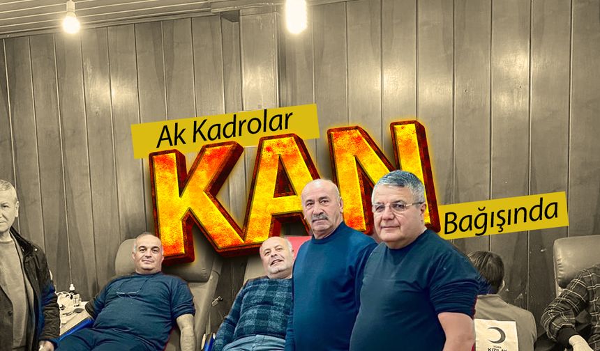 Ak Kadrolardan Kan Verme Kampanyasına Destek