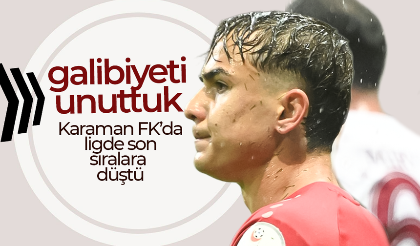Karaman FK Galibiyeti Unuttu !