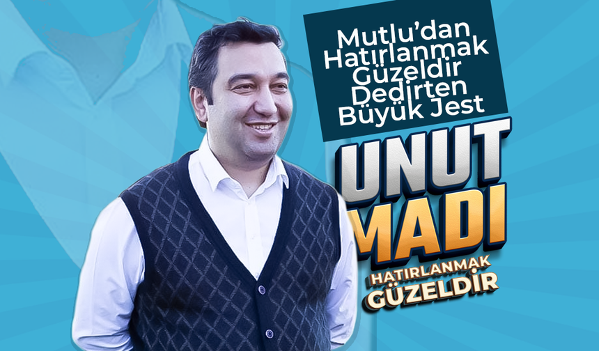 Mutlu, Basın Emekçilerini  Bu Sene de Unutmadı