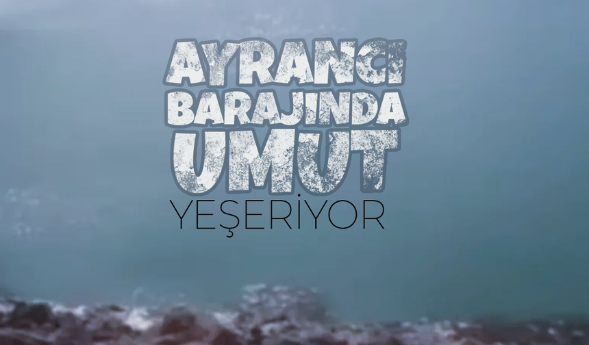 Kuruyan Ayrancı Barajı'nda Umut Yeşeriyor