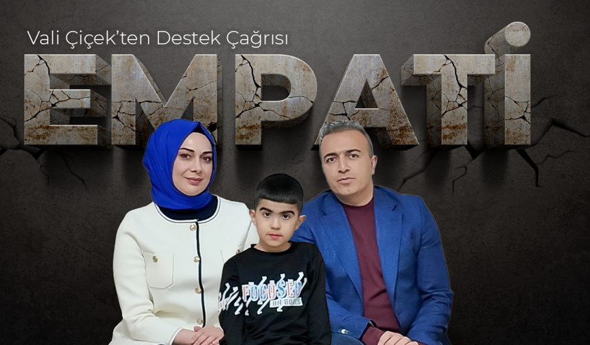 Vali Çiçek'ten Destek Çağrısı