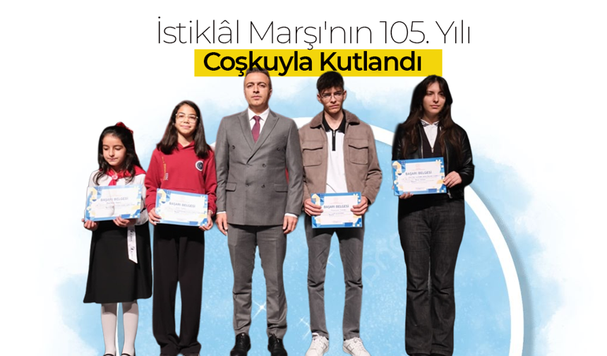 Karaman'da İstiklâl Marşı'nın 105. Yılı Coşkuyla Kutlandı