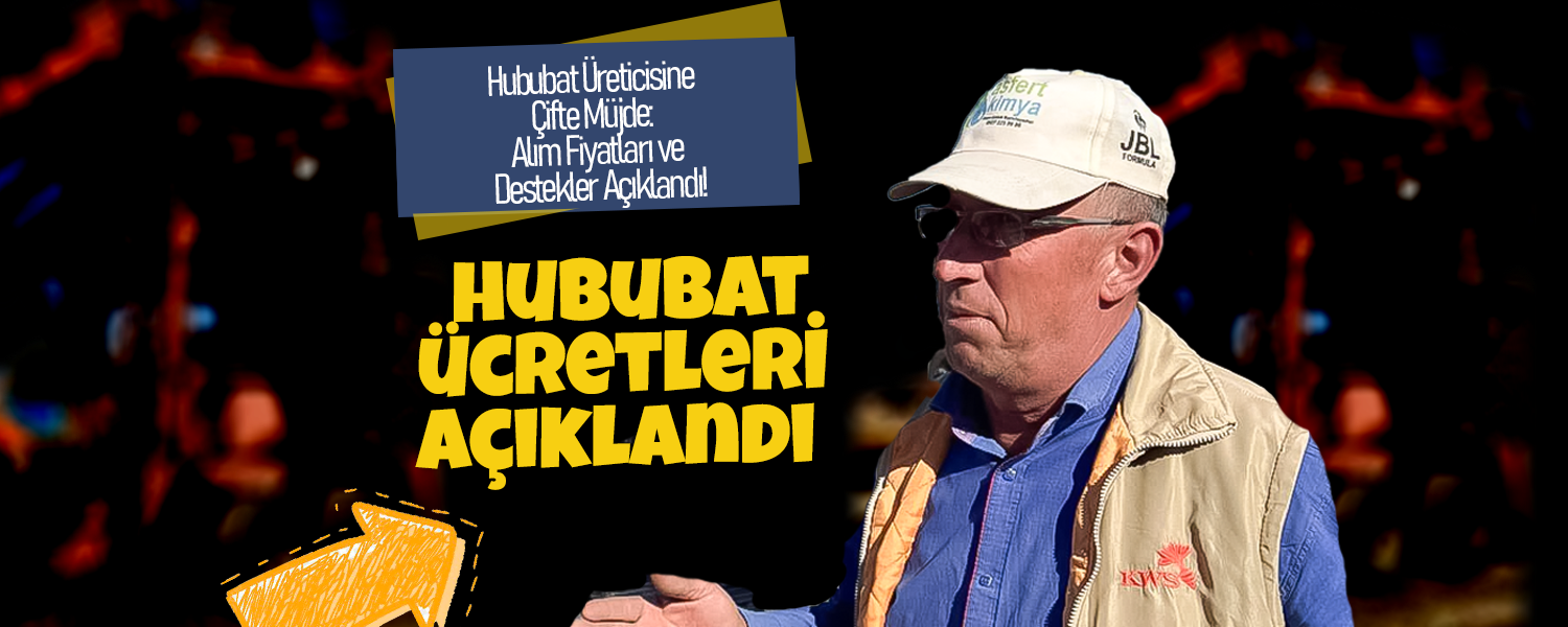 Hububat Alım Fiyatları ve Destekler Açıklandı!