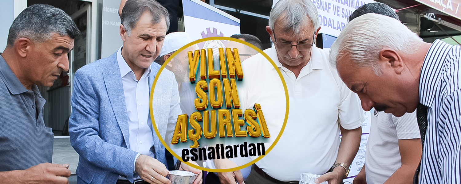 Yılın Son Aşure İkramı Esnaflardan