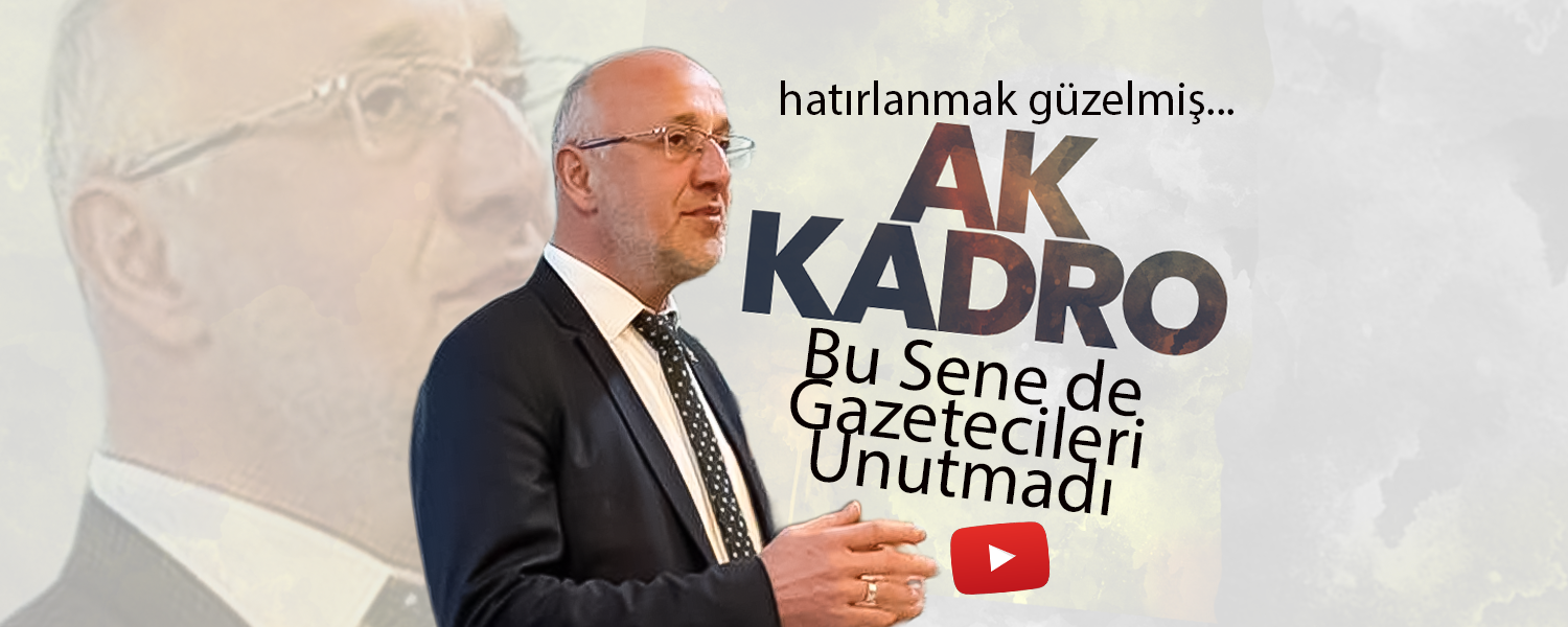 Ak Kadro Bu Sene de Gazetecileri Unutmadı