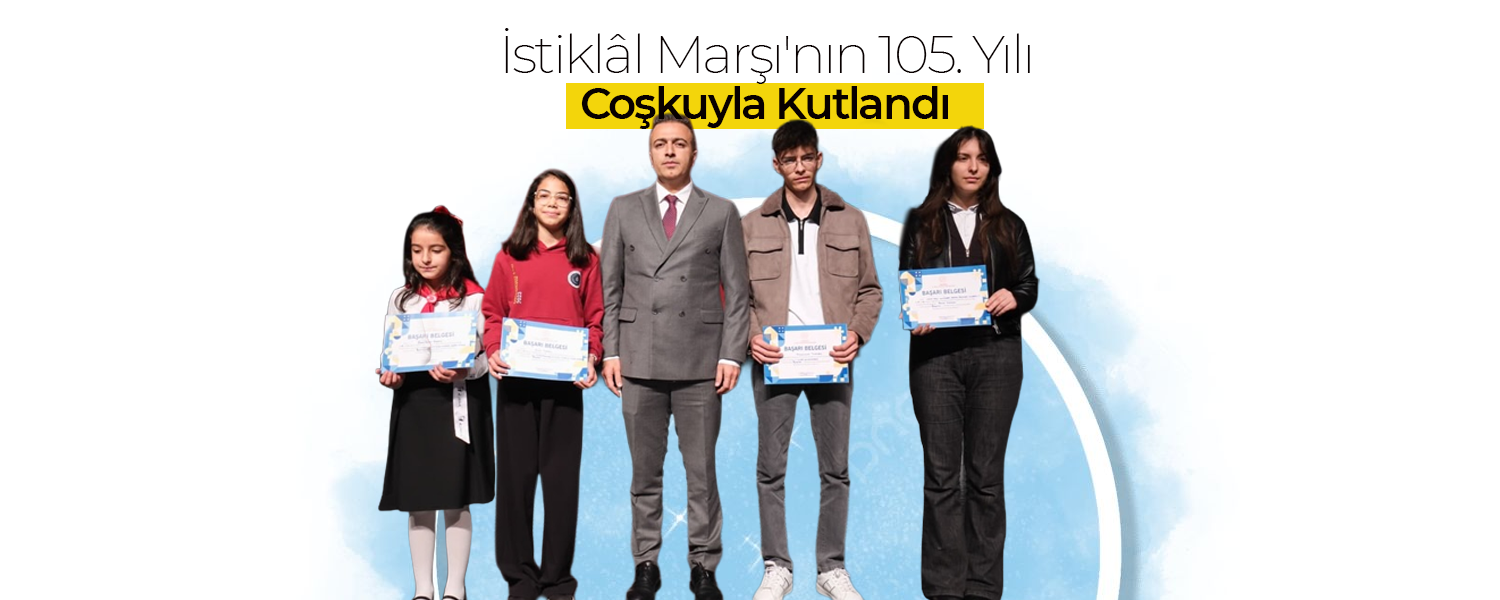 Karaman'da İstiklâl Marşı'nın 105. Yılı Coşkuyla Kutlandı
