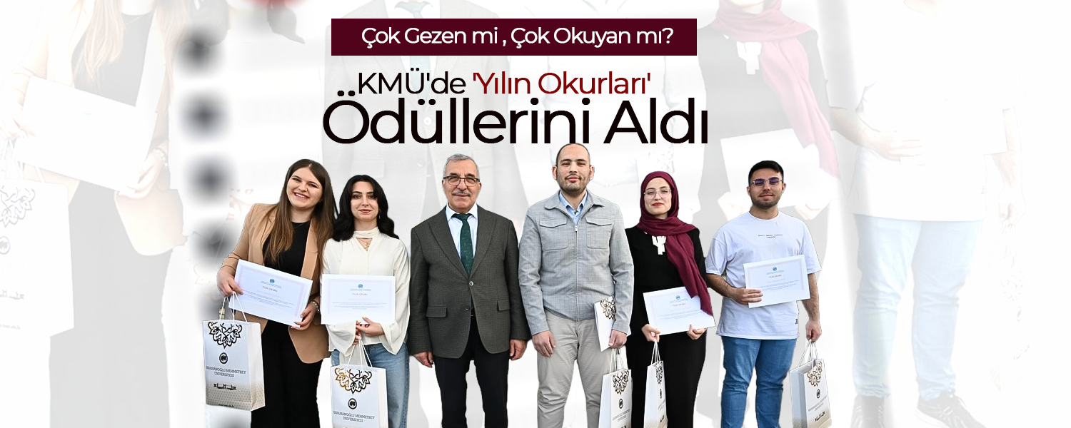 KMÜ'de 'Yılın Okurları' Ödüllerini Aldı