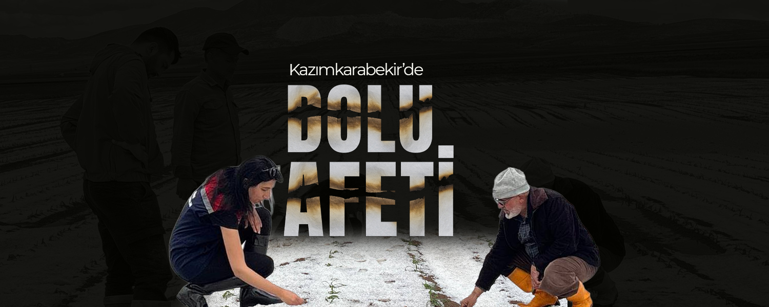 Kazımkarabekir’de Dolu Afeti