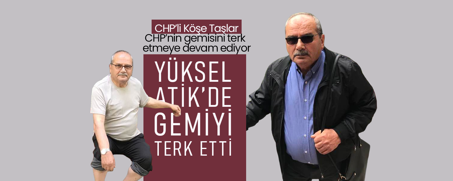 CHP Gemisini Terk Etmeler Devam Ediyor