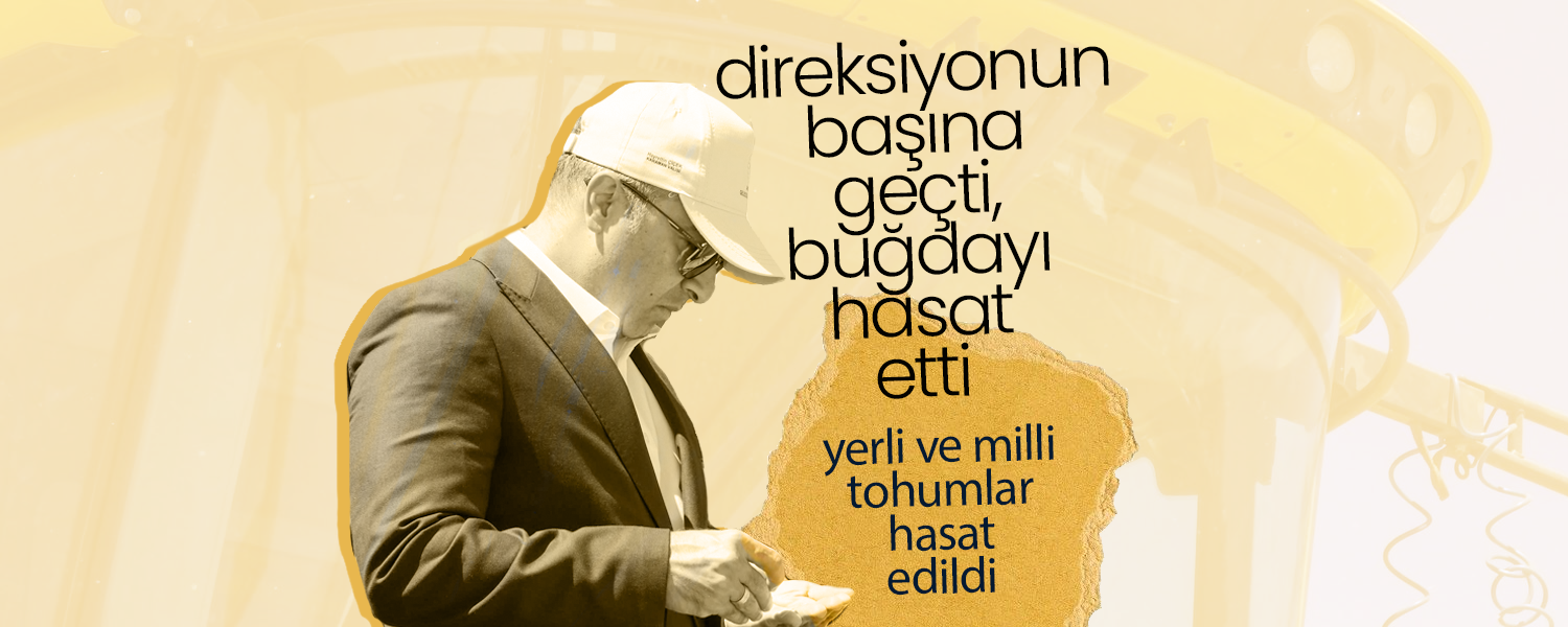 Yerli ve Milli Tohumlar Hasat Edildi