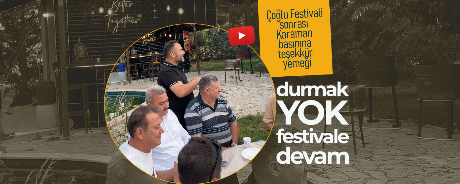 Karaman Basınına Teşekkür Yemeği