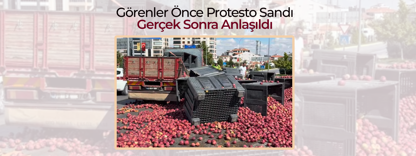 Protesto Değil, Trafik Kazası