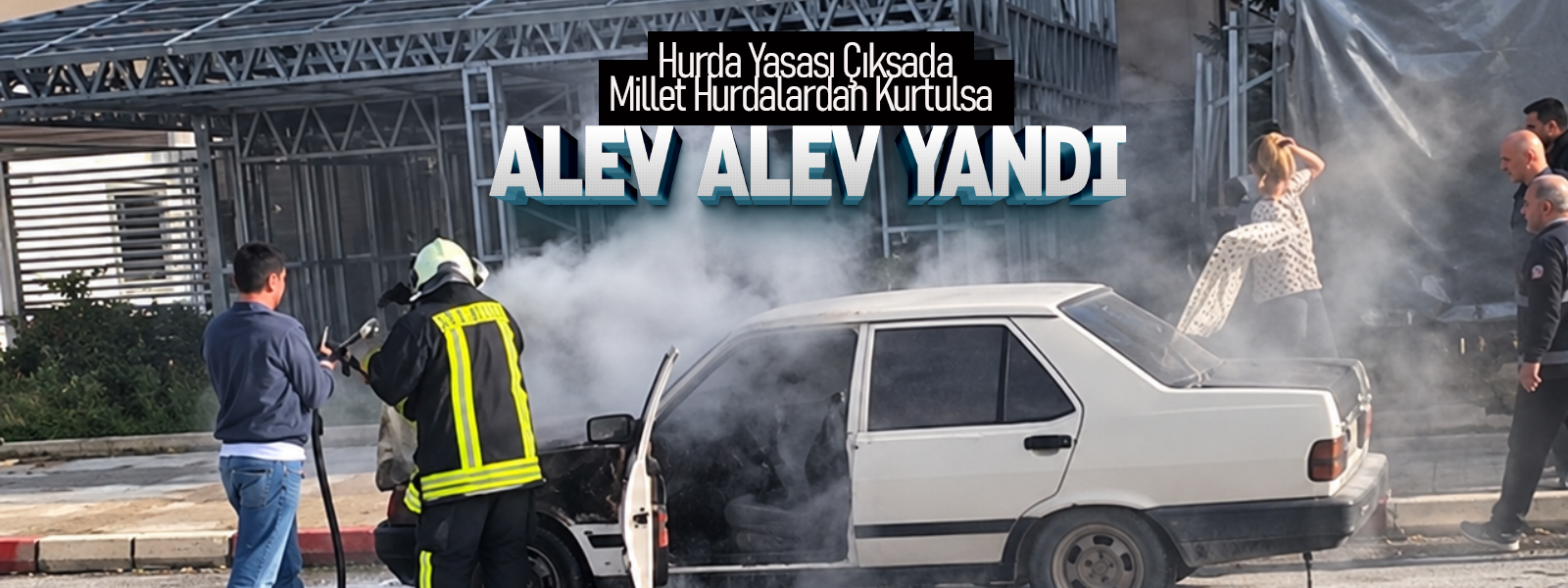 Seyir Halindeyken Alev Alev Yandı